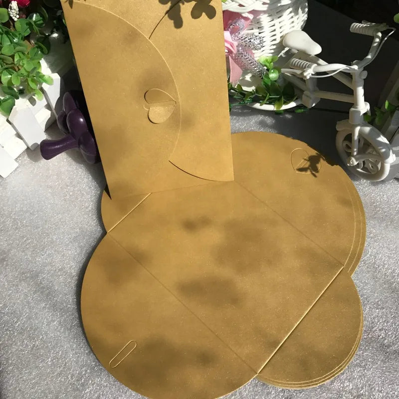 15.5*10.5cm Large Love Buckle Pearlescent Envelope High-grade Thick Postcard Storage Envelope