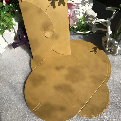 15.5*10.5cm Large Love Buckle Pearlescent Envelope High-grade Thick Postcard Storage Envelope