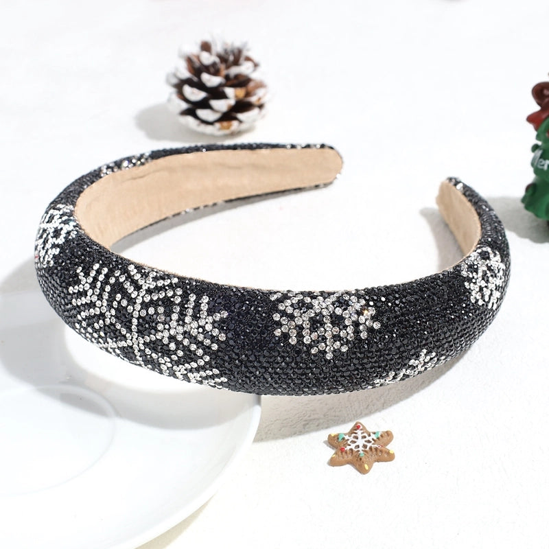 Christmas Vacation Women's Snowflake Rhinestone Hair Band