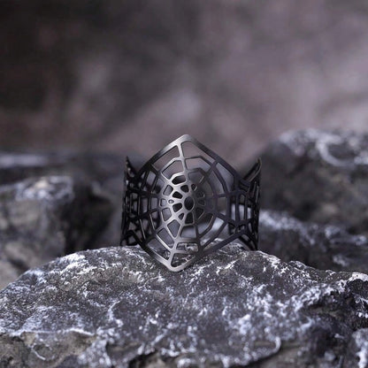 Elegant Gothic Queen Geometric Synthetic Resin Iron Halloween Women's Bangle