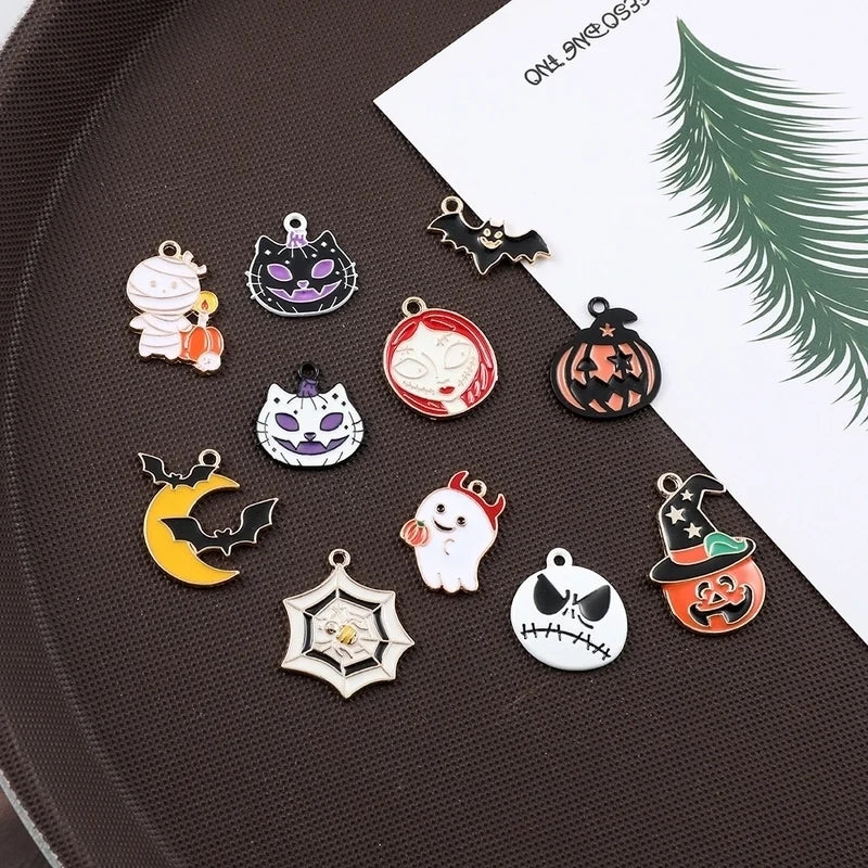 1 Piece Alloy Halloween Pattern Pendant