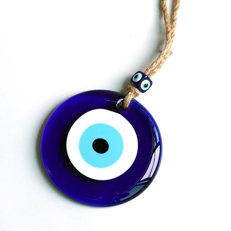 Devil's Eye Turkish Blue Eye Jewelry Glass Pendant Home Office Wall Decoration Evileyes