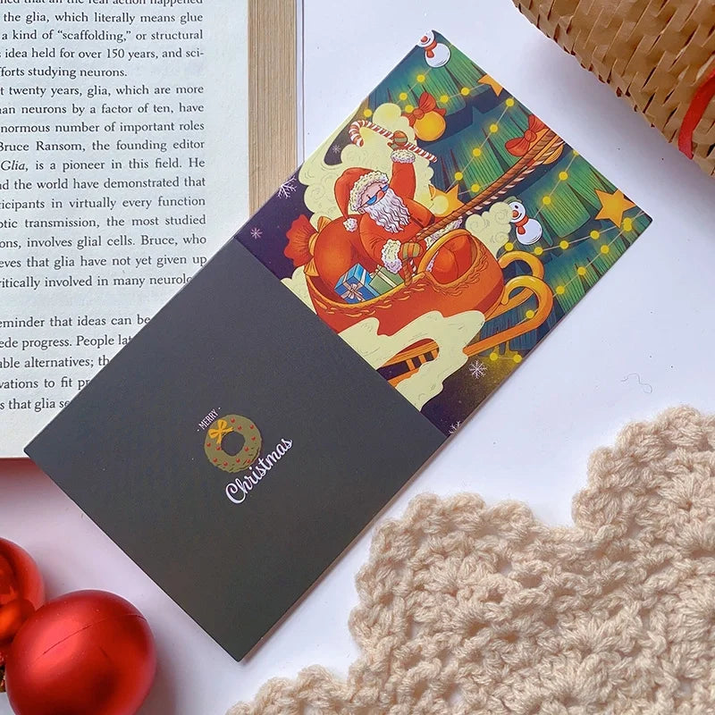 Christmas Christmas Tree Elk Christmas Festival Card