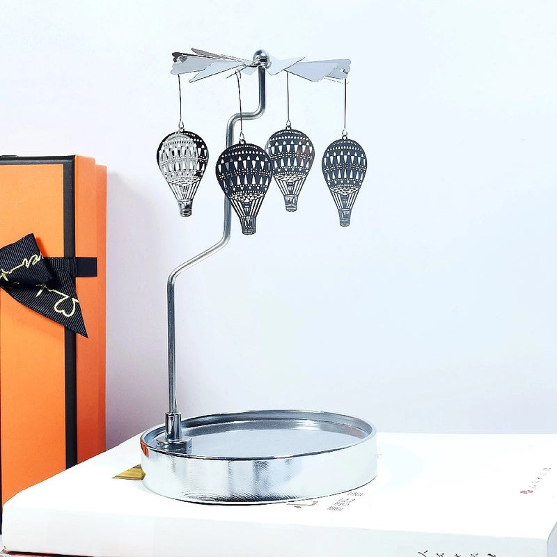 Novelty Solid Color Stainless Steel Metal Candlestick