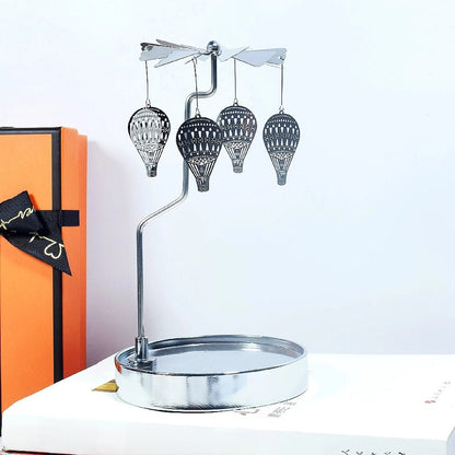 Novelty Solid Color Stainless Steel Metal Candlestick