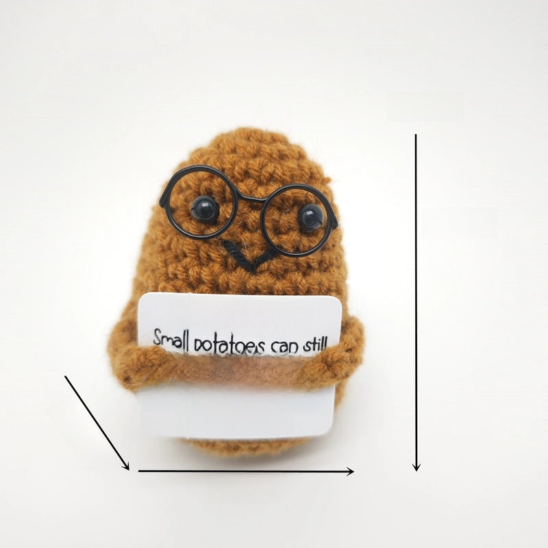 Cute Animal Fruit Vegetable Yarn Ornaments Artificial Decorations