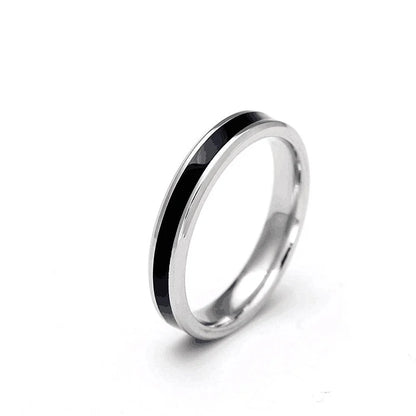 Minimalist Geometric Stainless Steel Stainless Steel Rings