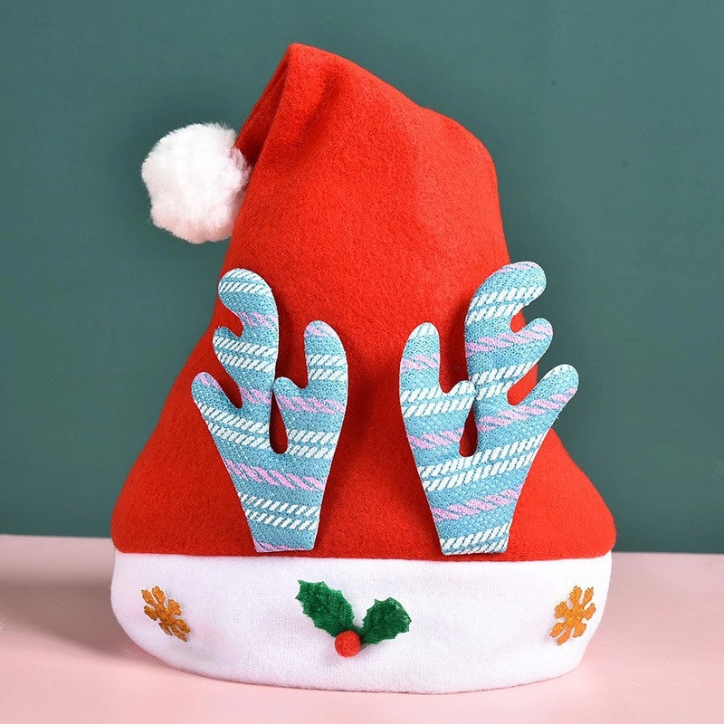 Christmas Fashion Antlers Cloth Party Christmas Hat
