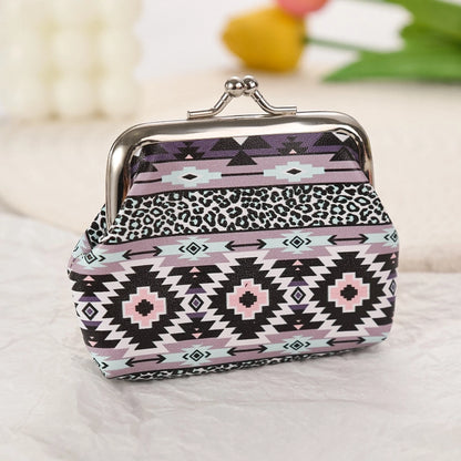 Women's Plant Pu Leather Buckle Kids Wallets