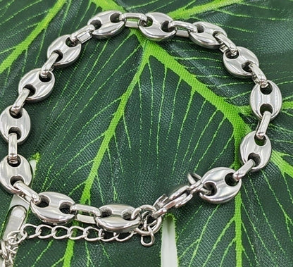 304 Stainless Steel 18K Gold Plated Streetwear Plating Solid Color Bracelets Necklace