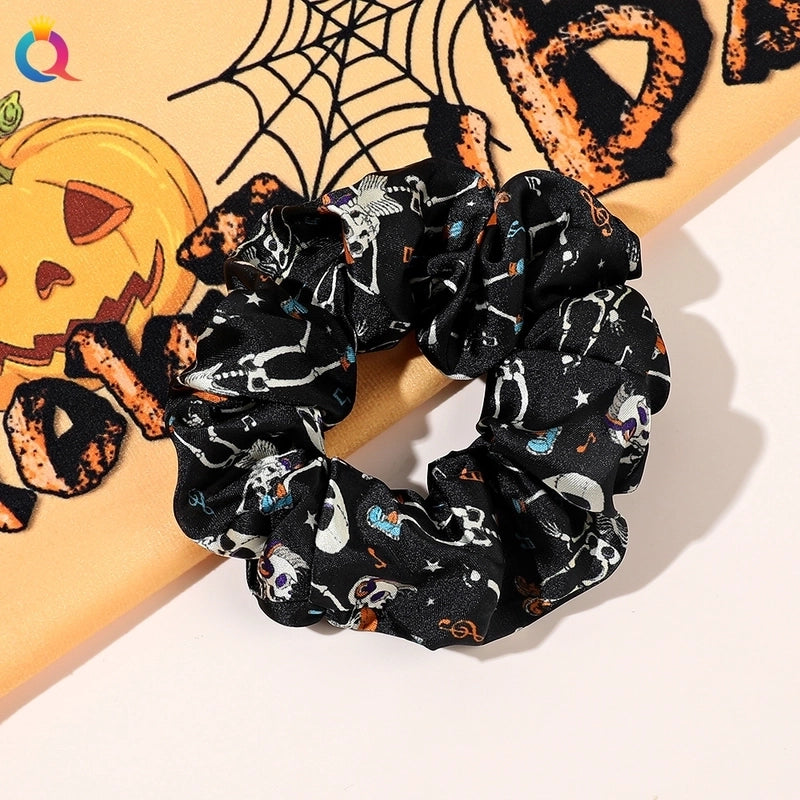 Halloween Funny Pumpkin Hair Tie