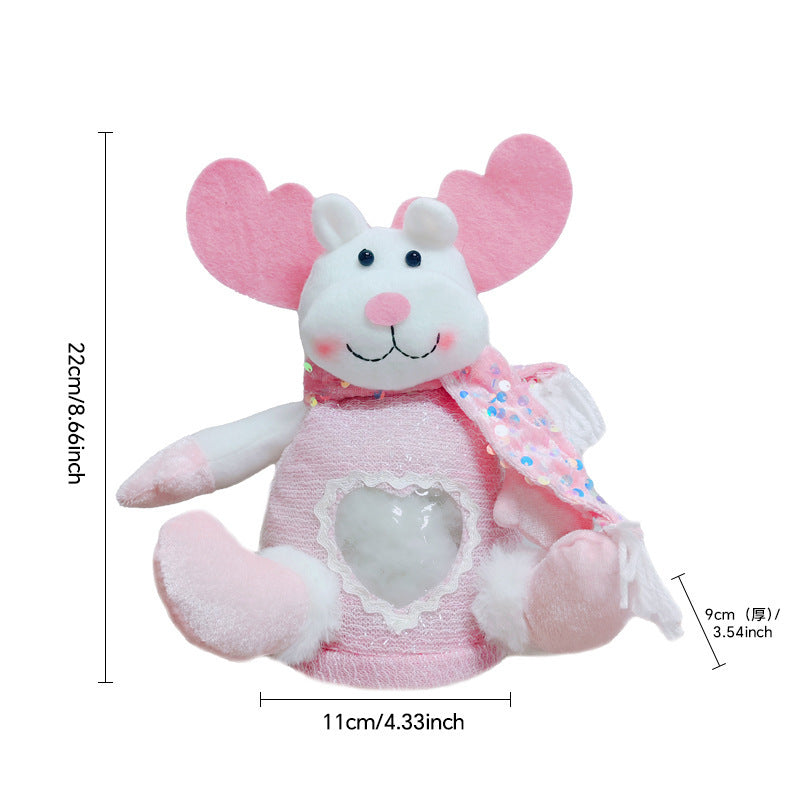 Christmas Gift Bag Candy Bag Christmas Decoration Burlap Santa Claus Apple Bag Gift Bag