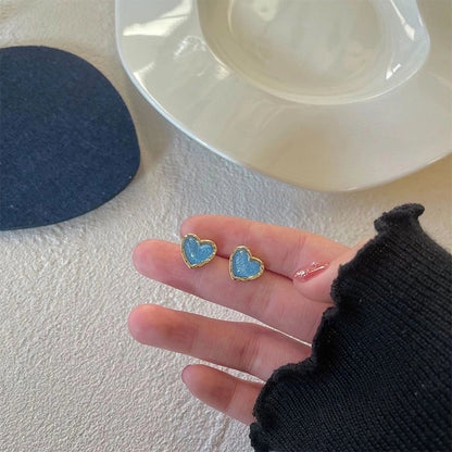 1 Pair Minimalist Round Inlay Alloy Pearl Zircon Drop Earrings