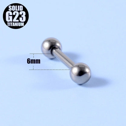 2 Pieces Ear Cartilage Rings & Studs Fashion Geometric G23 Titanium Polishing