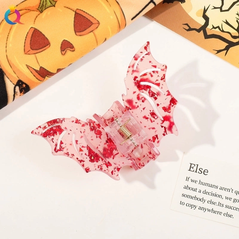 Halloween Funny Bat Plastic Hair Claws