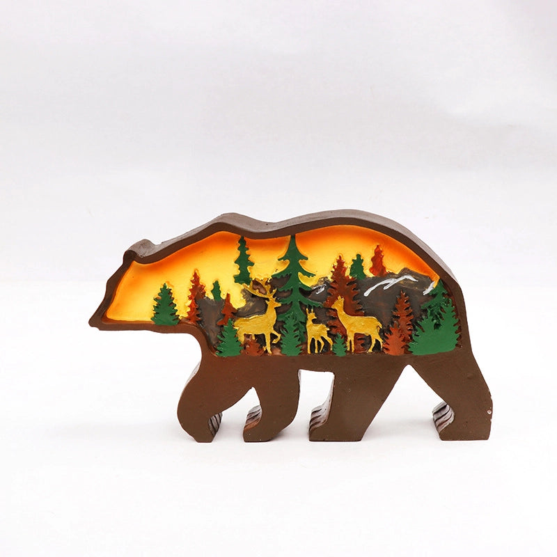 2022 New Christmas Resin Pendant Christmas Tree Decorations Small Charm Resin Elk Christmas Ornaments