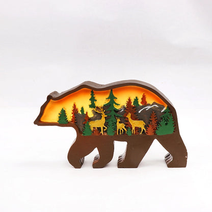 2022 New Christmas Resin Pendant Christmas Tree Decorations Small Charm Resin Elk Christmas Ornaments