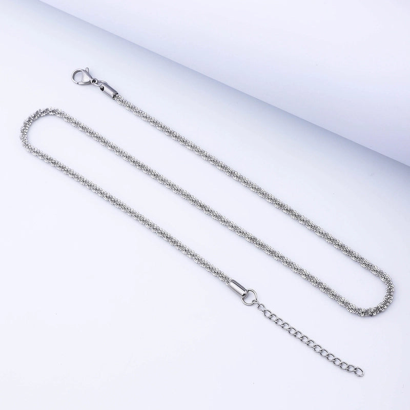 Stainless Steel Minimalist Geometric Plating Necklace