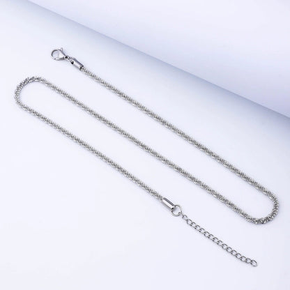 Stainless Steel Minimalist Geometric Plating Necklace