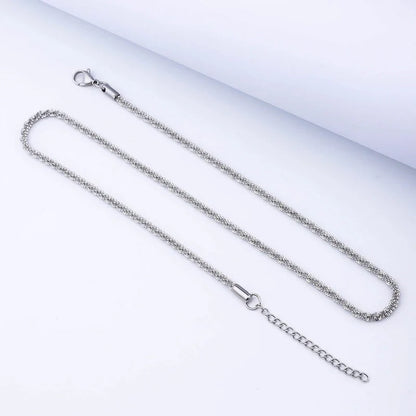 Stainless Steel Minimalist Geometric Plating Necklace
