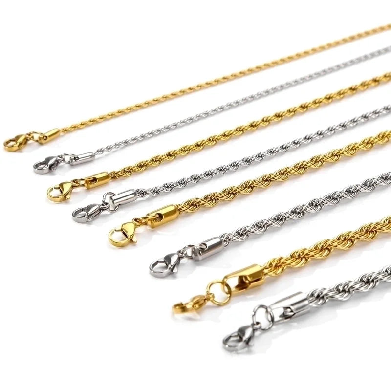 316 Stainless Steel Gold Plated Hip-Hop Retro Plating Solid Color Bracelets