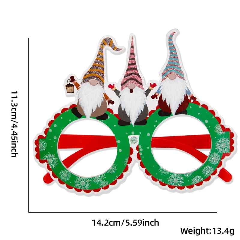 Christmas Nordic Style Modern Style Santa Claus Snowman Plastic Party Festival Glasses