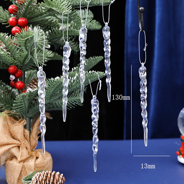 Christmas Design Christmas Tree Snowflake Reindeer Keychain Acrylic Ice Stick Pendant