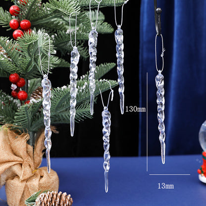 Christmas Design Christmas Tree Snowflake Reindeer Keychain Acrylic Ice Stick Pendant
