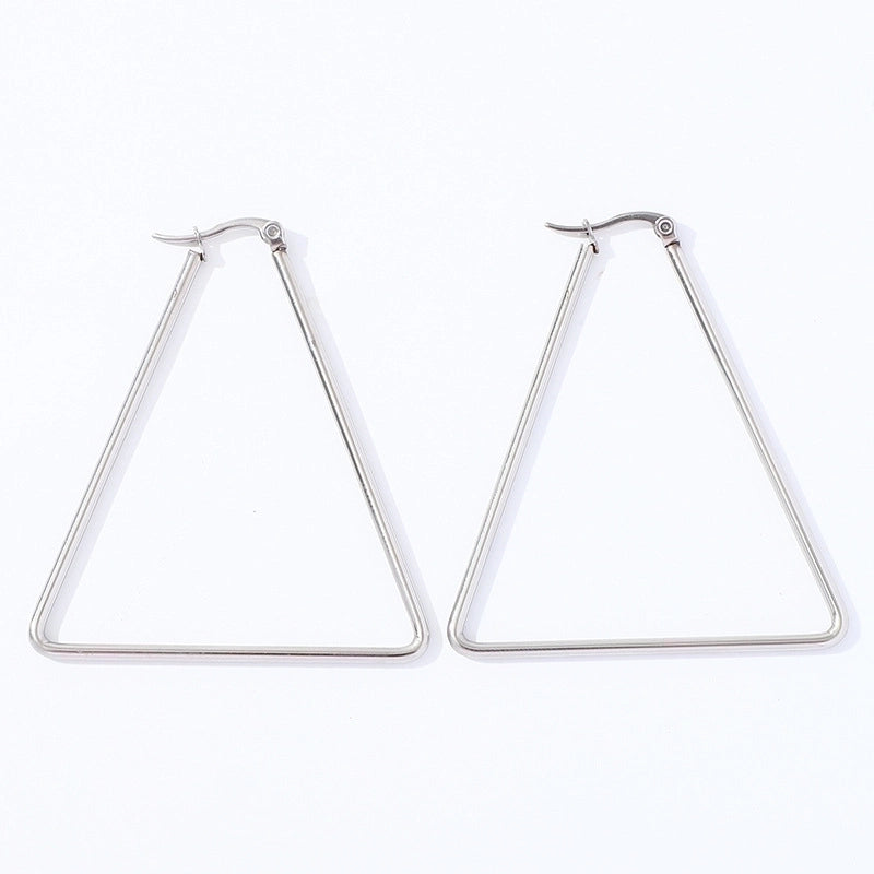 1 Pair Fashion Star Heart Shape Butterfly Plating Hollow Out 201 Stainless Steel 18K Gold Plated Earrings