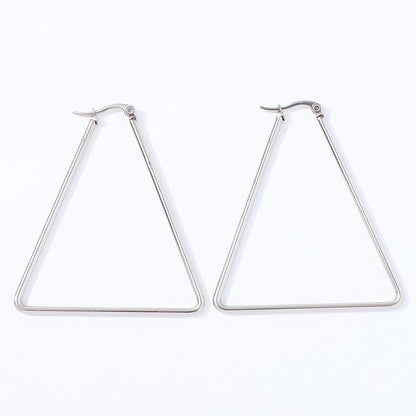 1 Pair Fashion Star Heart Shape Butterfly Plating Hollow Out 201 Stainless Steel 18K Gold Plated Earrings