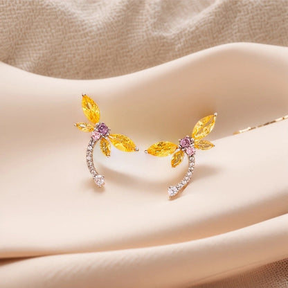 1 Pair IG Style Minimalist Heart Shape Flower Bow Knot Inlay Alloy Artificial Pearls Rhinestones Drop Earrings Earrings Ear Studs