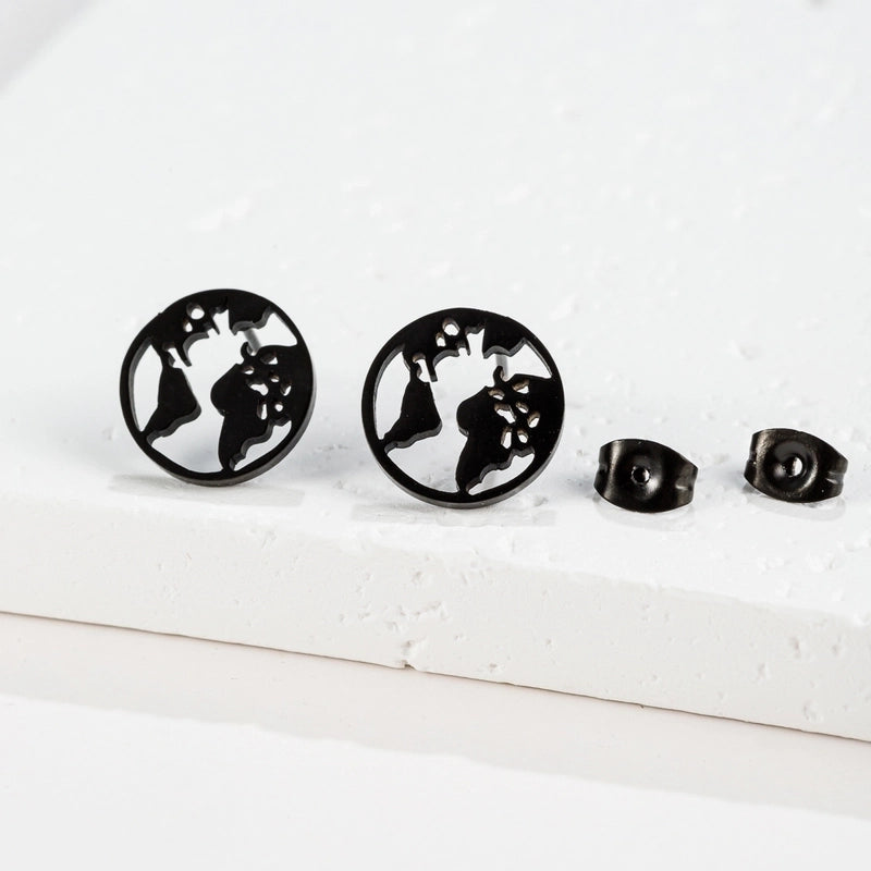 1 Pair Sweet Minimalist Artistic Animal Irregular Polishing Plating 304 Stainless Steel 18K Gold Plated Ear Studs
