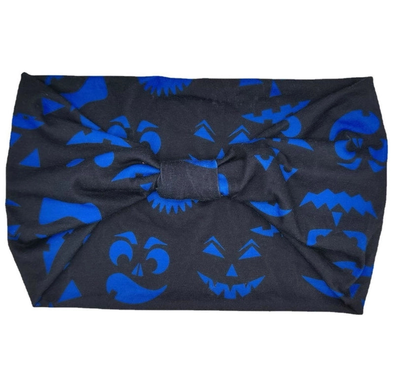 New Halloween Skull Cobweb Pumpkin Pattern Sweat-absorbent Yoga Running Headband Headband Headband Hair Accessories Headband