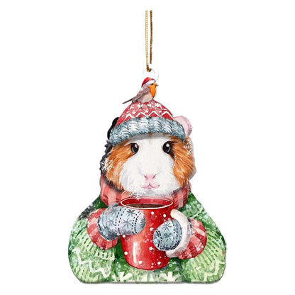 Christmas Funny Muscle Man Acrylic Flat Christmas Pendant Car Home Decoration Pendant