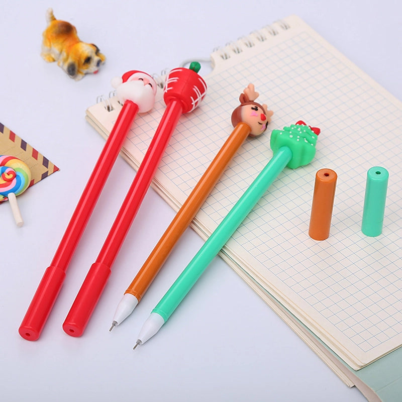 Christmas Gel Pen Creative Student Stationery Cartoon Signature Pen