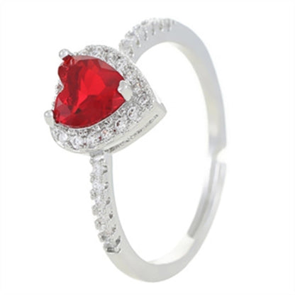 Copper Gold Plated Silver Plated Inlay Geometric Cross Zircon Open Rings