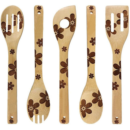 Minimalist Animal Letter Bamboo Shovel Kit 5 Pieces Set
