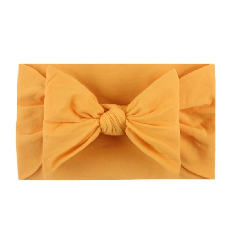 Kid's Fashion Solid Color Bow Knot Cloth Braid Hair Band