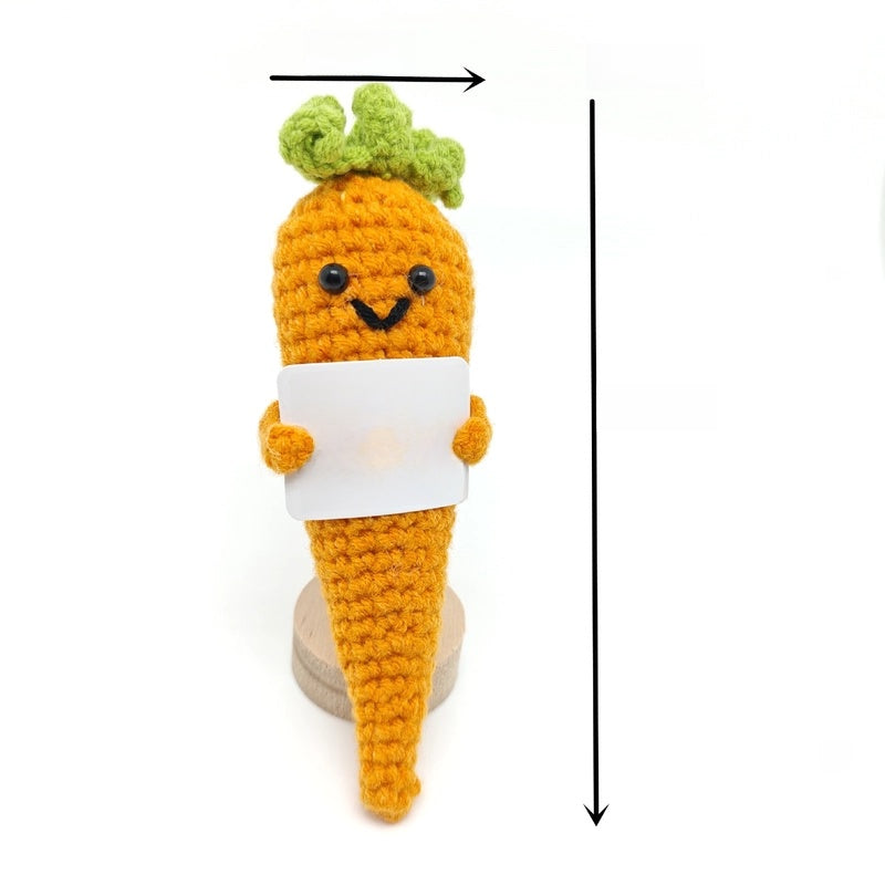 Cute Animal Fruit Vegetable Yarn Ornaments Artificial Decorations