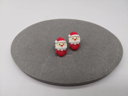 Fashion Christmas Tree Santa Claus Snowman Resin Women's Ear Studs 1 Pair