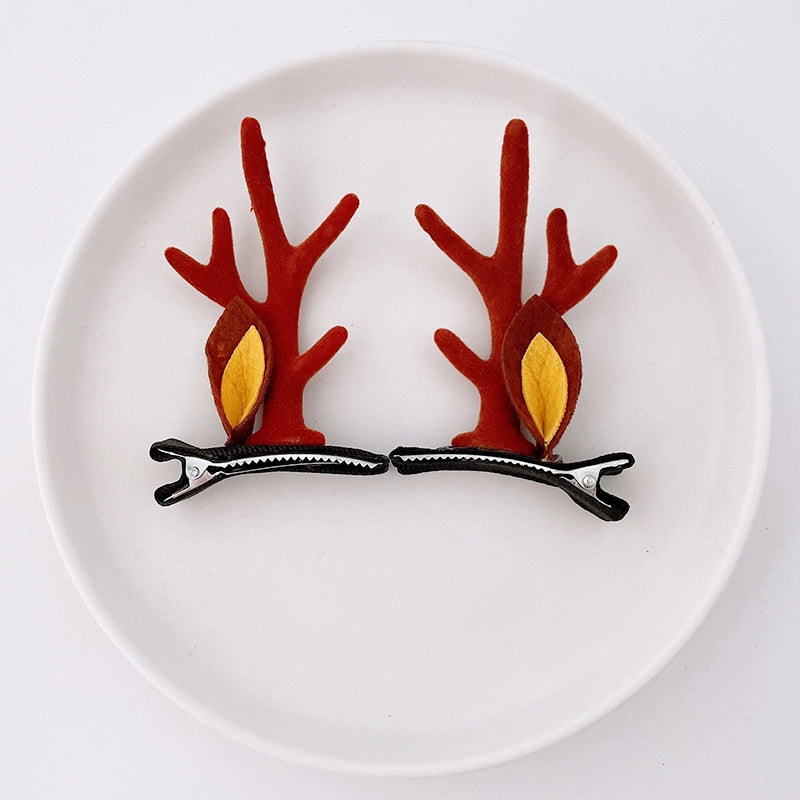 Christmas Fashion Antlers Plush Festival