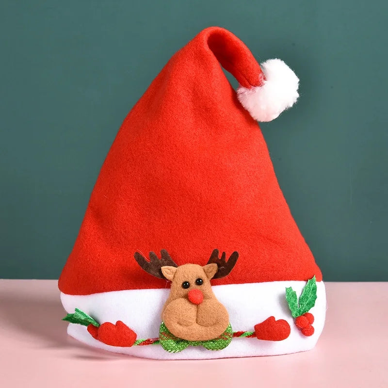Christmas Fashion Antlers Cloth Party Christmas Hat
