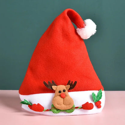 Christmas Fashion Antlers Cloth Party Christmas Hat