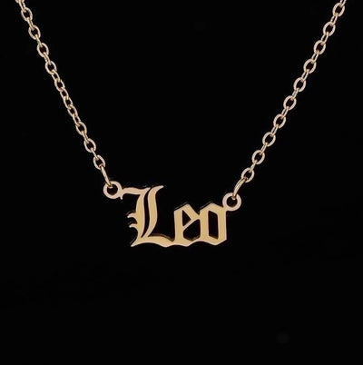 Fashion Constellation 201 Stainless Steel 18K Gold Plated Stainless Steel Necklaces