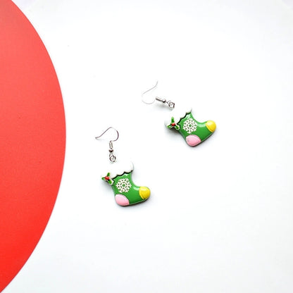 Fashion Santa Claus Snowman Resin Women's Drop Earrings 1 Pair