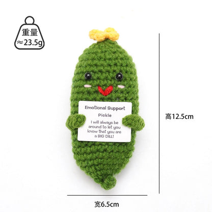 Cartoon Style Cute Animal Fruit Yarn Artificial Decorations