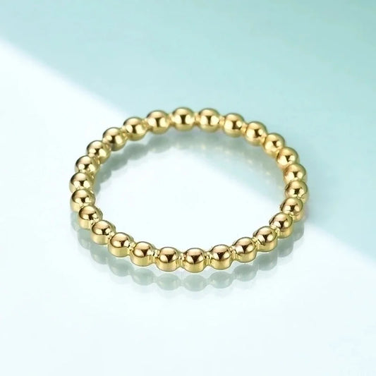 Fashion Round Titanium Steel Plating Rings