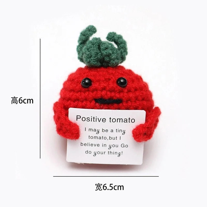 Cartoon Style Cute Animal Fruit Yarn Artificial Decorations