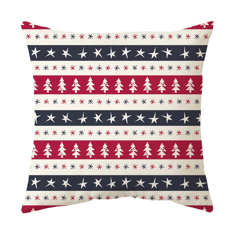 Classical Letter Short Plush Throw Pillow