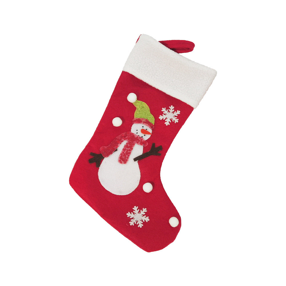 Hot Sale Christmas Stocking Elf Leg Small Gift Bag Fireplace Hanging Decoration Christmas Outfit